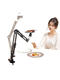RANCHANT live broadcast mobile phone stand with fill light, overhead shot, cantilever live broadcast stand, desktop shooting, gourmet calligraphy, structural upgrade, no overturning, clip-on stand