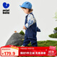 Minibala overalls for boys and girls, comfortable, eco-friendly, cute and dinosaur-shaped, two-piece overalls set