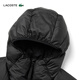 LACOSTE French Crocodile Men's 25 Autumn New Duck Down Zipper Hooded Down Vest | BH2895 031/Black M 50
