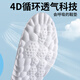 3AnGnI insoles are soft and elastic, comfortable and wear-resistant for long periods of time, men's shock-absorbing sports, thickened to prevent foot pain