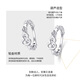 Wanfulong Platinum 950 Sparkling Gourd Earrings 2025 New Hot Style High-end Fashion Boutique Platinum Earrings Earrings Platinum 950 Sparkling Gourd Earrings 2.24g