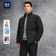 HLA Hai Lan Home Daunenjacke Herren 25 Kapuzenloser Stehkragen Business Warme Jacke Herren Winter