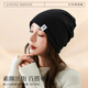 Li Ning (LI-NING) Hat Women's 2025 Autumn and Winter Baotou Hat Pile Hat Mountaineering Cold Hat Windproof and Warm Confinement Hat Knitted Wool Hat
