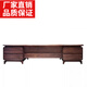 New Chinese style office solid wood boss desk CEO desk office desk and chair combination modern simple chairman executive desk black walnut 2.2m desk