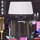 Shantou Lincun ear-picking tool set, ear-picking luminous artifact, ear-picking spoon, ear-cleaning goose quill, visible hand light, silver set (no light included in this set)