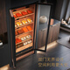 Vinocave cigar cabinet constant temperature and humidity humidifier household smart frequency conversion precise temperature control and humidity Spanish cedar wood shelf liner cigar display cabinet luxury exclusive V9 double door cellar aesthetics 488L