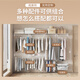 Gemet Wardrobe Bedroom Household Wardrobe Steel Metal Wardrobe Steel Frame Structure All-Steel Shelf Wardrobe Customizable Metal Wardrobe Customization Special Shot 10 Yuan
