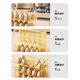 Jiangong egg storage box refrigerator food grade crisper kitchen reversible egg rack household egg sealed storage rack ice white + light luxury green + light luxury orange value combination / can hold 90 eggs /