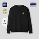 Heilan House (HLA) Sweatshirt Men's Spring 2026 New Year of the Horse and New Year's Five-Menching Large Size Long Sleeve Men's HNZWW1F003A Black 05 L 175/92A Recommended 137~150Jin Jin is equal to 0.5 kg