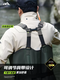 Beimei waders to catch the sea jumpsuit waterproof rain pants full body fishing men's half-length reservoir fish catching wading pants gray-upgraded XL XL42-43 shoe size