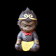 Woying (Journey to the West) Tea Pet Chinese Desktop Tea Pet Lucky Crafts Decoration Purely Handmade Creative National Style Master and Disciple 4 (Painted Color)