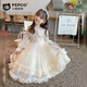 Piggy Banner (PEPCO) Children's Princess Dress Autumn and Winter Girls Fashionable Birthday Winter Dress Girls Dress Autumn and Winter Champagne 130