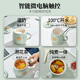 LOCK&LOCK 400ml health cup, boiling water cup, mini health pot, milk artifact, hot milk cup, electric boiling cup, electric stew cup, electric hot water cup, travel heated water cup, outdoor electric hot water cup, pure white stand-alone model - 0.4L