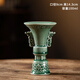 Man Gong high-end quality liquor cup, exquisite 2 liang retro celadon goblet, white wine wine glass, household 2 liang spirits wine set, Qinqing goblet, single cup (capacity approx.) 100ml