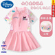 Disney brand high-end children's swimsuit girls summer wear Kuromi 2025 new girls one-piece swimsuit sun protection and anti-bubble *pink one-piece three-piece set 100