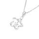 Beijing Gold Trading Center Co., Ltd. platinum necklace pt950 Mobius star pendant clavicle chain birthday Valentine's Day gift for girlfriend and wife about 1.6g