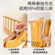 Panxudou crib hanging storage hanging bag multifunctional diaper storage bag hanging bag hanging basket toy display Grizzly Bear