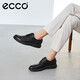ECCO Men's Shoes Men's Leather Shoes Business Casual Leather Shoes Formal Commuting Shoes Wedding Shoes Hybrid Waterproof 524704 HL Black 52470401001 39