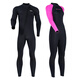 Triathlon Swimming Coldproof Gel Jacket Plus Size Couple 1.5MM Warm One-piece Diving Suit Men's Snorkeling Free Diving (Male) 132213 Black and Blue 1.5MM Back Open Short One-piece European Version S