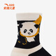 ANTA children's socks spring and autumn new comfortable breathable sports socks black-1 10 years old-13 years old (XL)