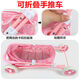 Children's stroller play house girl toy doctor toy simulation stroller with doll 345 strawberry cart + bed system can sleep 35 cm long baby