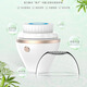 Excellently selected electric facial cleanser, ultrasonic facial cleanser, silicone facial cleansing brush, two types of facial brush heads from the manufacturer, ivory white brush head - vibrating type