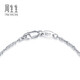 Chow Sang Sang Pt950 platinum bracelet platinum bracelet for women 54933B pricing 17 cm