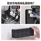 Bull wall-climbing wall-mounted lightning-proof anti-surge socket wall fixed power strip usb fast charging power strip holder anti-surge with switch drag strip anti-surge + overload protection + free holder 6 sockets master control switch 1.8 meters