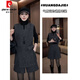 Pierre Cardin fashionable small fragrant vest set 2025 new women's autumn and winter mid-length sleeveless woolen jacket and shorts two-piece set gray vest + shorts S 85-95