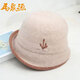 Ma Juyuan's new hat for women in autumn and winter, embroidered with diamonds, versatile basin hat, fashionable and elegant, coffee color, D embroidered small flower with diamond hat 56cm-58cm