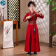 Little Taobao Tang suit boys Chinese style ancient style children Hanfu ancient costume Chinese school boys Mid-Autumn Festival costumes SMD05 red 130