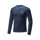 Camel (CAMEL) long-sleeved quick-drying T-shirt men's running fitness round neck sports top C15CAVLZ012 Black Night Blue L