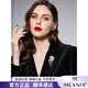 MEXNIA high-end luxury jewelry temperament flower brooch women's exquisite niche brooch brooch clothes accessories collar pin gift gold