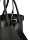 PRADA Open Top Large Belt Handbag Black One Size