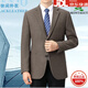 Montagut men's wool suit thick middle-aged men's business casual single suit no-iron top jacket red 9814 style two buttons / medium thick S 165/84A=46 100-120Jin Jin equals 0.5 kg