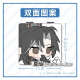 Jiayile Wangchuan Fenghualu peripheral folding mirror Cute Ying Zheng Bai Qizhen's small mirror makeup mirror cartoon cartoon Wangchuan Fenghualu R15253 Double sided picture-Fang Mirror