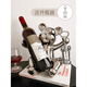 Tanbeiman red wine display rack violent bear red wine rack ornaments niche light luxury home living room TV cabinet wine cabinet soft decoration violent bear ornaments