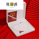 Yu Guojue Pearl Necklace Mother's Gift Freshwater Mother Pendant Mother-in-law Chalcedony Festival Elder Birthday Model Red Chalcedony Three-piece Set