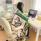 Flannel blanket single blanket towel quilt cover blanket small quilt lunch break office dormitory shawl blanket bedding 100*140cm, 5cm event price random color