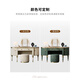 Xushansi high-end Italian light luxury dressing table, customized marble bedroom storage for post-modern high-end luxury homes 1.3 meters dressing table + round stool