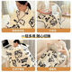 Universal confinement shawl Summer medical nap blanket with snap shawl Office cold-proof air conditioning blanket confinement shawl Garden Rabbit double-sided milk velvet four-season blanket 80x130cm children's shawl leg blanket