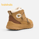 Balabala children's toddler shoes high-top snow boots for boys plus velvet thickened sports boots 2025 autumn and winter shoes 209425145215