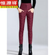 Hengyuanxiang down pants for women's outer wear new winter white duck down slim fit middle-aged and elderly mothers thickened warm cotton pants black M 95Jin Jin equal to 0.5 kg or less