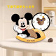 Internet celebrity new panda creative clock ornaments tumbler home silent clock children's room table display Mickey tumbler clock-waist Mickey (free battery) 20*25 cm