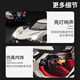 Live stone car model alloy simulation high-end Apollo car model sports car imitation limited edition hand figure boys New Year gift track version Apollo IE+ leather light cover boys birthday gift 1 24 Sun God Apollo model