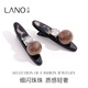 Lannuo acetate leopard print hair clip for women 2025 new high-end side clip forehead bangs clip duckbill clip hair accessory gray