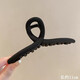 Jian Yingshu Black Simple Oversized Clips 2 Hairpins Back of Head Plate Hairpin Shark Clip Hairpin