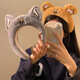 Delori high-head headband autumn and winter cute cartoon cat and mouse face wash headband wash and apply facial mask makeup hair bundle hairpin cat ring headband