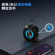 QPS蓝牙音箱音响户外便携2025最新款低音炮高音质小型音箱无线立体声防水汗尘强续航车载收款音响迷你 【磨砂黑】HIFI音质·TF卡播放·小巧便携