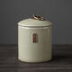 Ge Kiln Tea Jar Creative Tea Storage Jar Household Pu'er Container Portable Moisture-Proof Ceramic Jar Zen Tea Yiyi Ge Kiln Tea Jar Tianqing